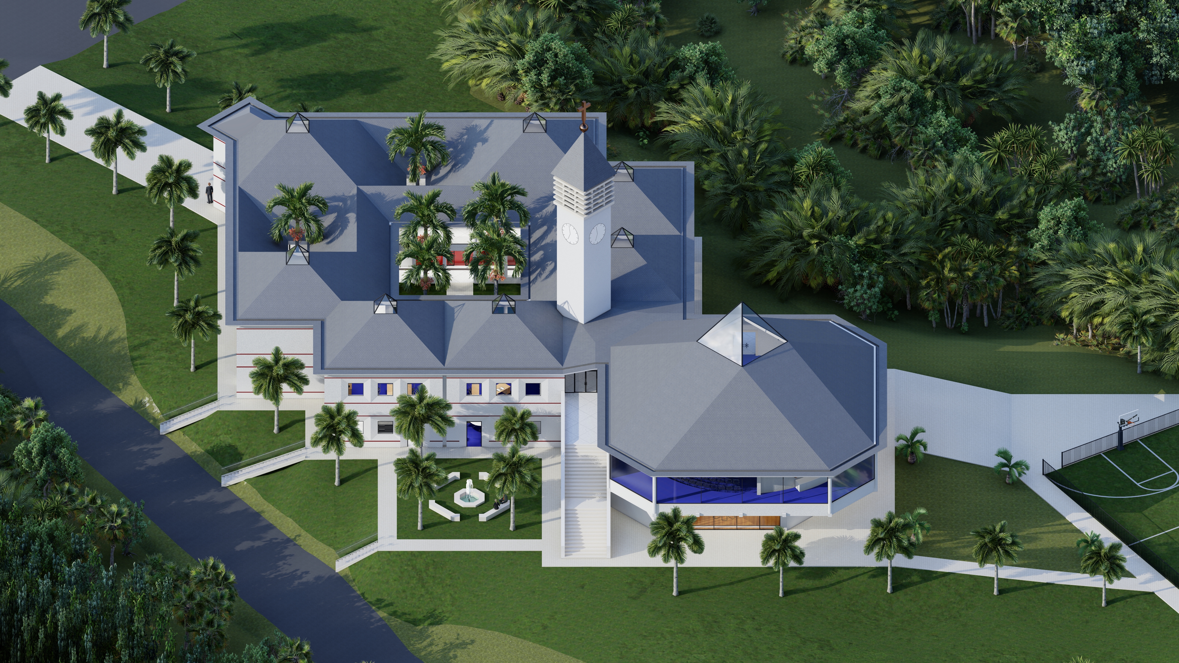 University Campus Render